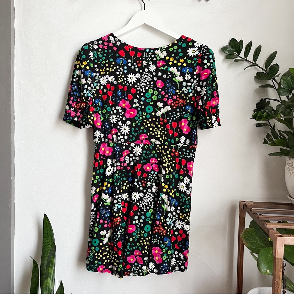 The Kooples Short Printed Dress with Buttonings - Picture 8 of 12